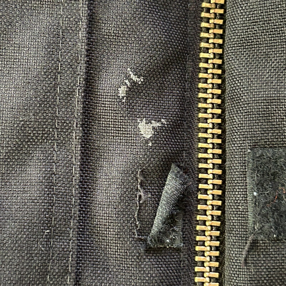 Carhartt‎ Black Chore Jacket Quilted Lined Workwear Coat Mens Vintage USA Yukon - Picture 14 of 16